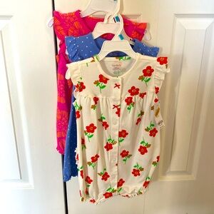 Bundle of 3 girls 24 month size romper